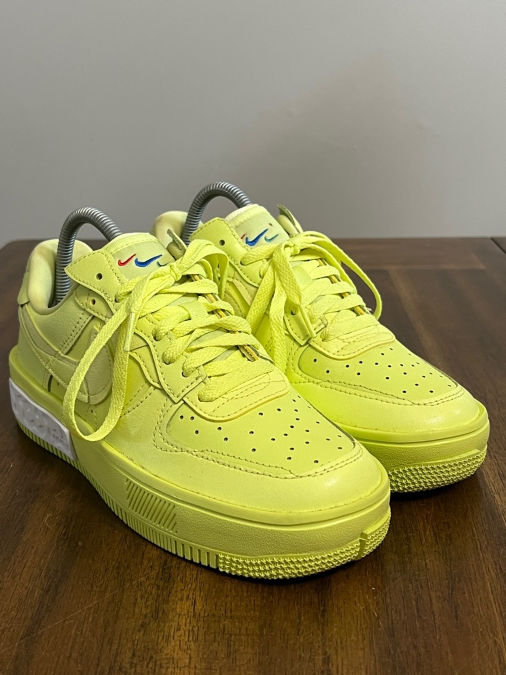 Nike Air Force One Fontanka Lime Green Sneakers Womens Size 7.5 DA7024-700 - Picture 2 of 14